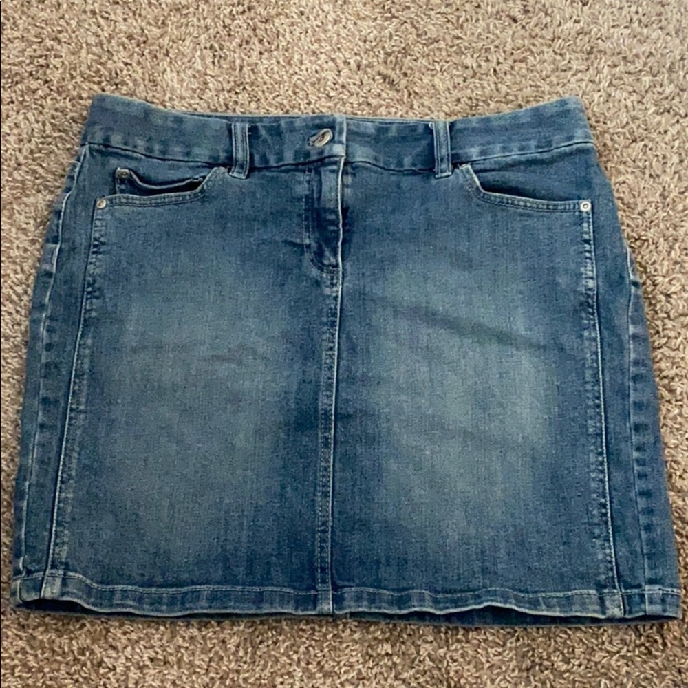 Ann Taylor Jean skirt